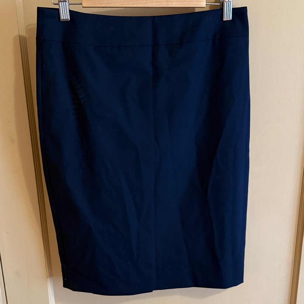Jones New York Dark Blue Pencil Skirt